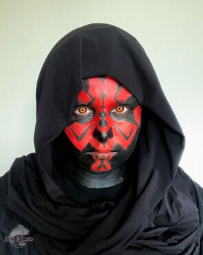 Darth Maul makeup